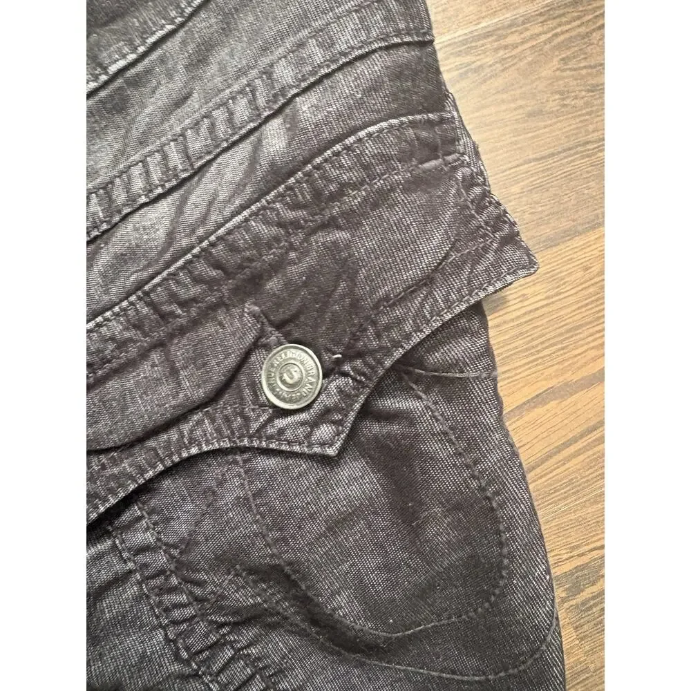 Rare Vintage Japanese Brand True Religion Ricky Jeans Stretch W36x32